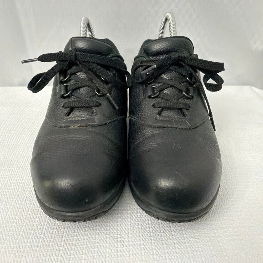 SAS Shoes Womens Size 9.5 N Liberty Comfort Slip Resistant Lace Up Black Leather - Picture 2 of 10